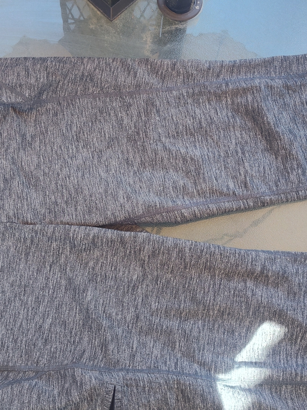 Heather Gray Athletic capri Duluth trading company